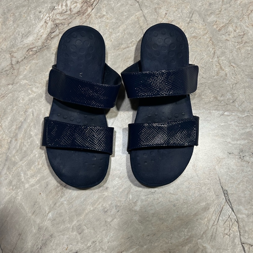 Vionic Navy Blue Slide Sandals